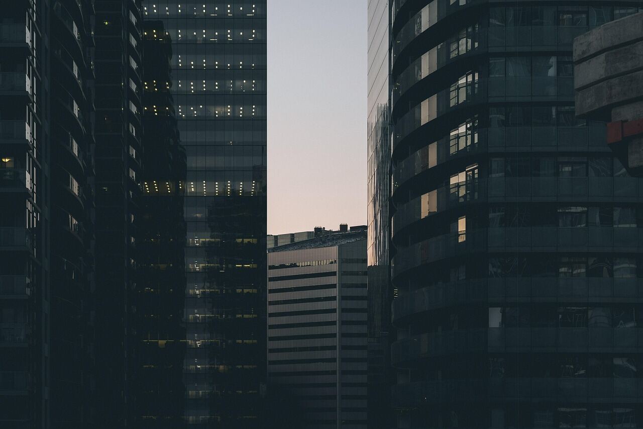 Toronto financial district bank towers
